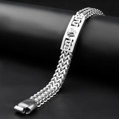 The King's Weave ID Men's Bracelet