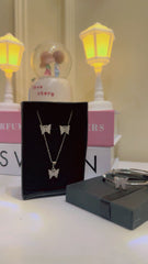 Elegant Butterfly Jewelry Combo β Pendant Set & Premium Handcuff π¦β¨