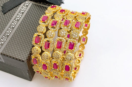 One Carat 4Pieces Bangles Set