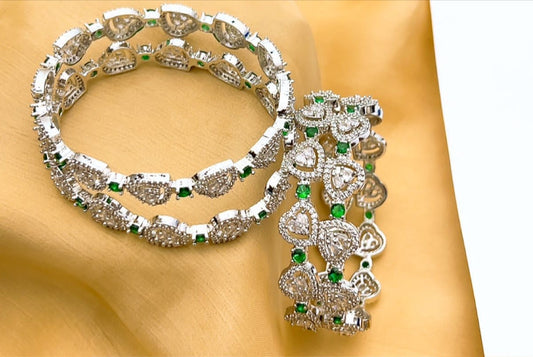 One Carat 4Pieces Bangles Set