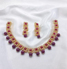 Simple Stones Choker Set