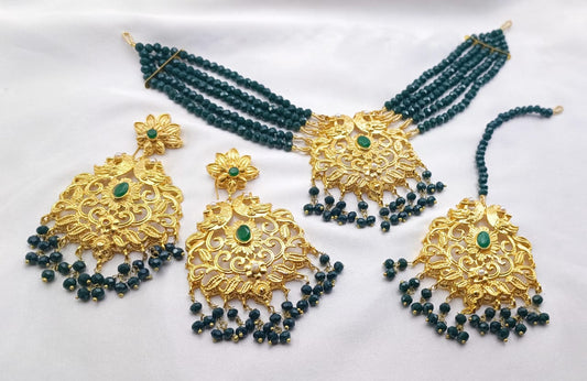 Gold Polish Neacklace Set