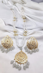 Mala Set White Pearls