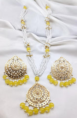 Mala Set White Pearls
