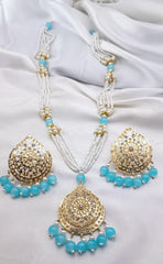 Mala Set White Pearls