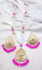 Mala Set White Pearls