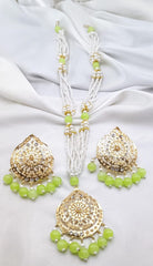 Mala Set White Pearls