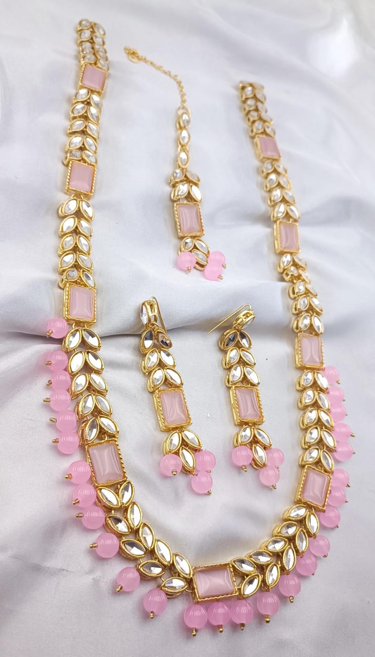 Sheesha Kundan Mala Set