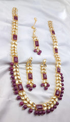Sheesha Kundan Mala Set