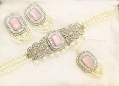 Hand Made Zircon Neacklace Set