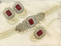 Hand Made Zircon Neacklace Set