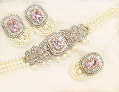 Hand Made Zircon Neacklace Set