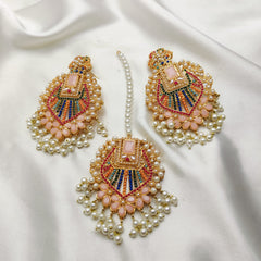 Elegant Tika & Earrings