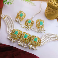White Pearls Neacklace Set