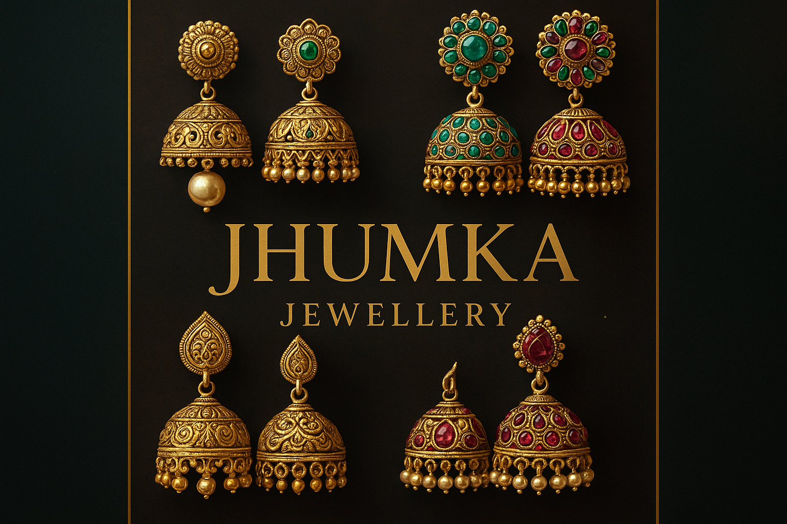 Create Jhumka Jewellery Poster