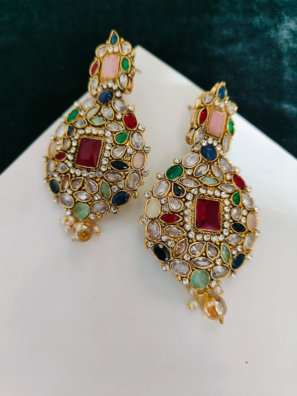 Stones Earrings Handmade
