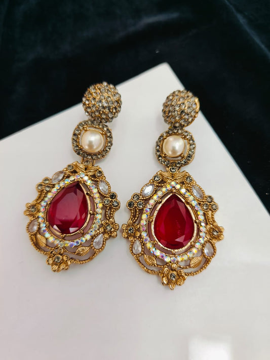 Stones Earrings Handmade
