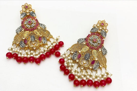 Native Made Real Stones Earrings