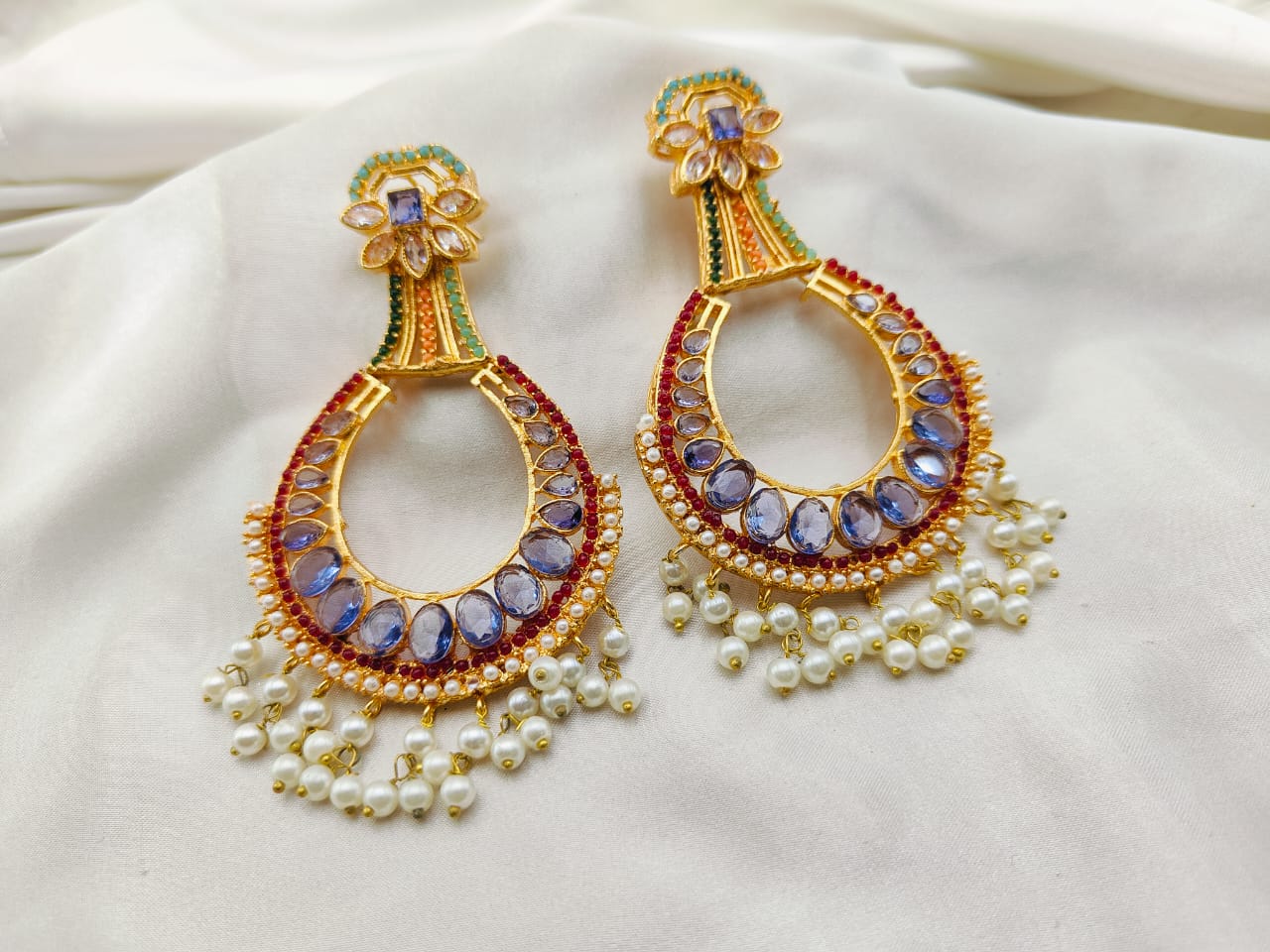 Real Stones Earrings Handmade