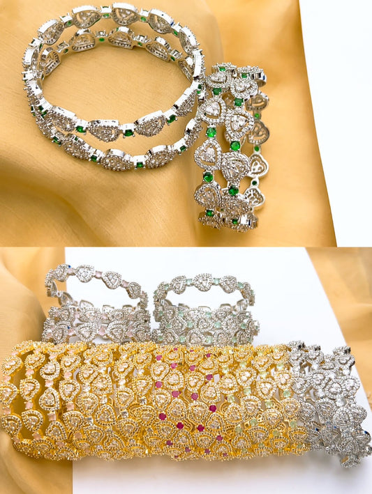 One Carat 4Pieces Bangles Set