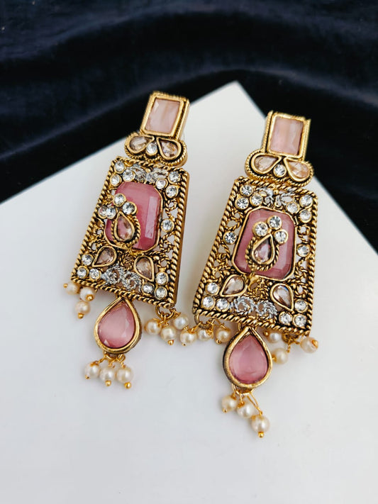 Stones Earrings Handmade