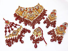 Native Made Real Stones Bridal Set