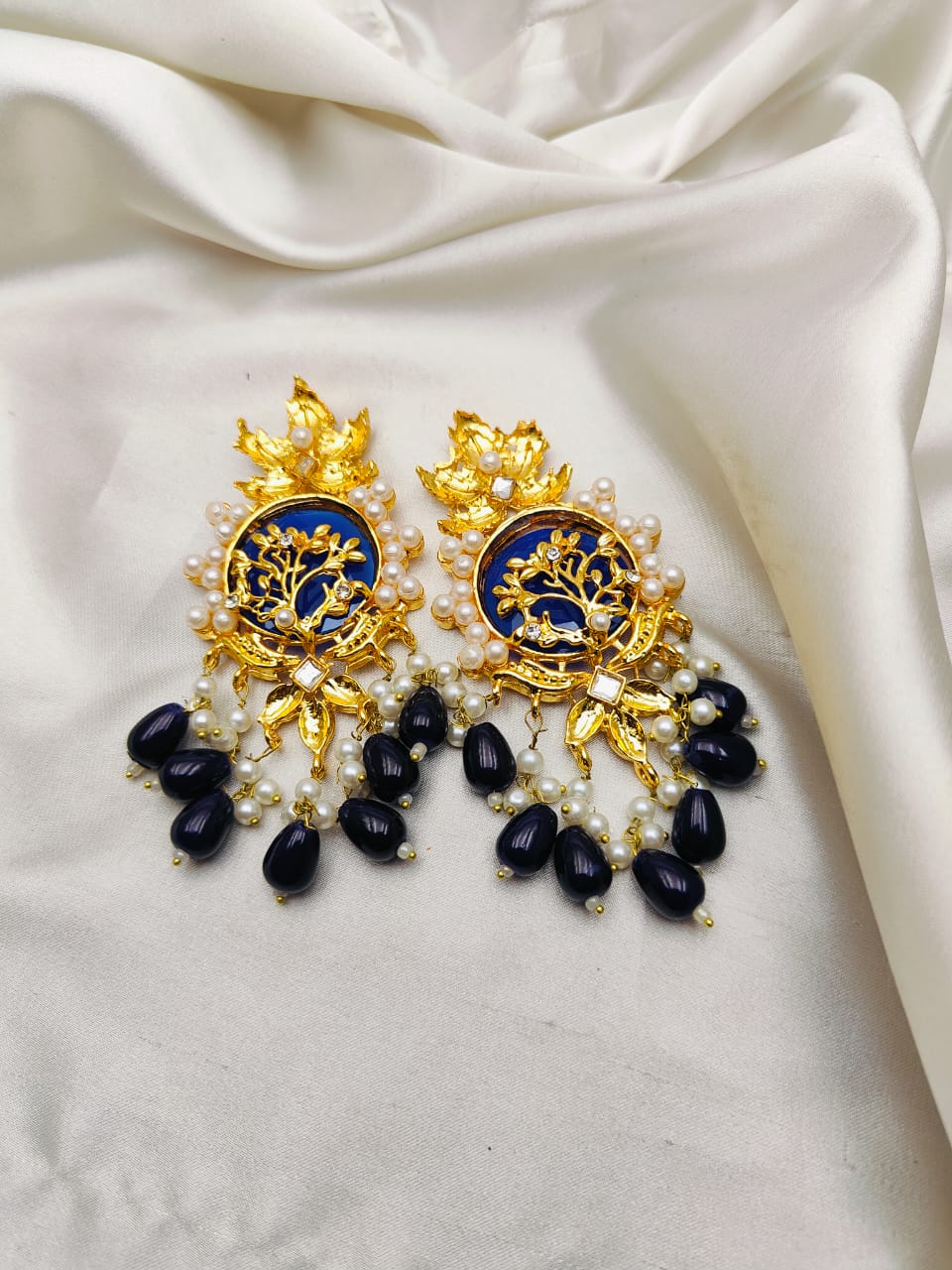 Silver Base Earrings