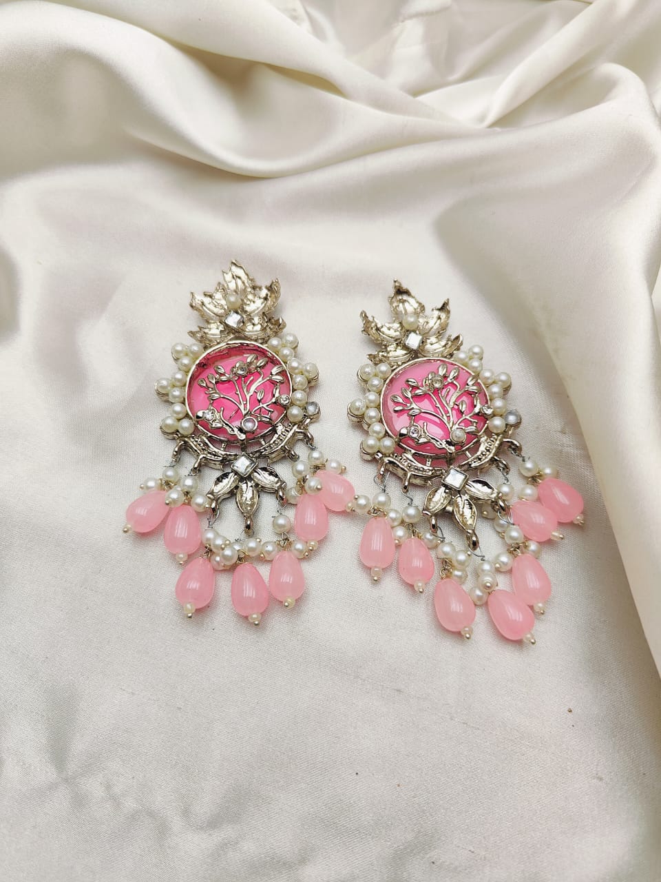 Silver Base Earrings