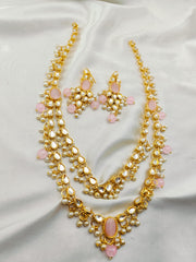 Kundan Stones Mala 2 Line