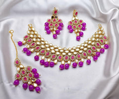Real Stones Choker Set