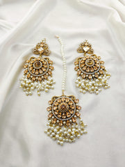 Elegant Tika & Earrings