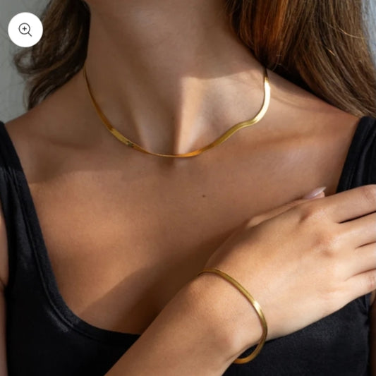 China Gold Snake Chain Set