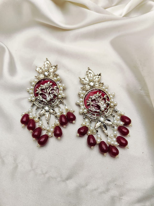 Silver Base Earrings