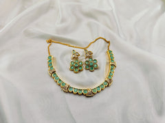 Zircon Stones Choker Set
