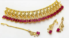 One Carat Real Stones Bridal Set
