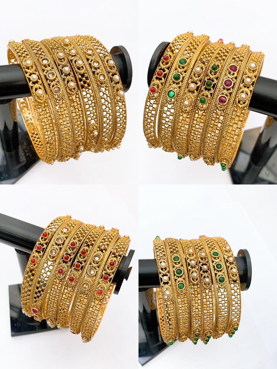 Rajwari 6Pieces Bangles Set designs