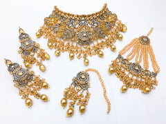 10 Design Native Made Real Stones Bridal Set