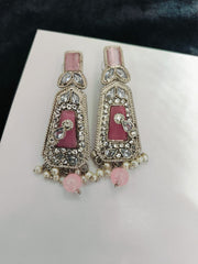 Real Stones Work Earrings