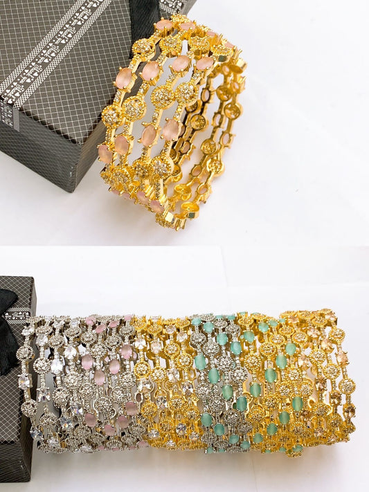 One Carat 4Pieces Bangles Set