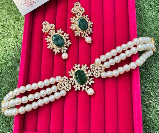 Gold Plated Choker Set