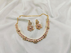 Zircon Stones Choker Set