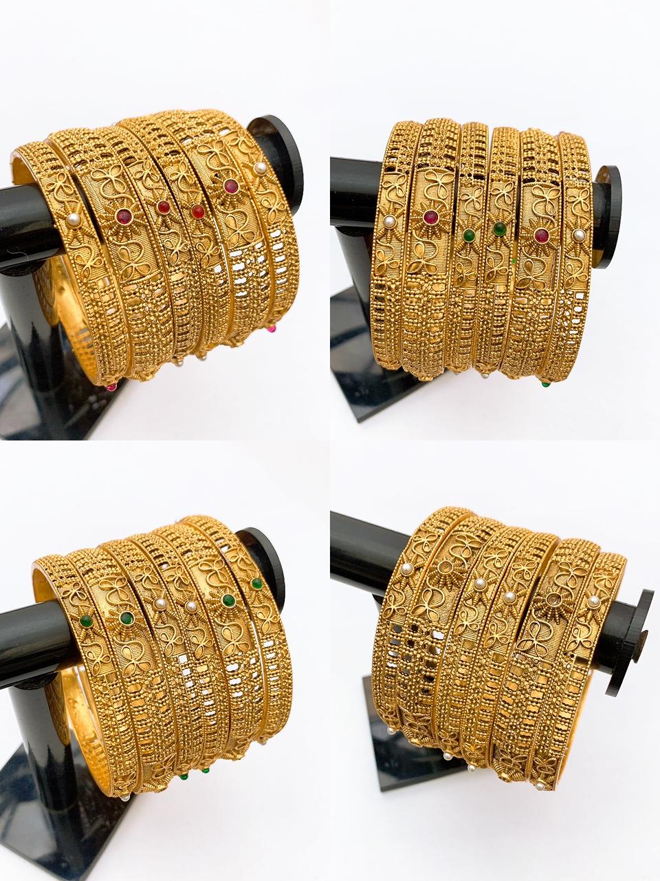 Rajwari 6Pieces Bangles Set designs