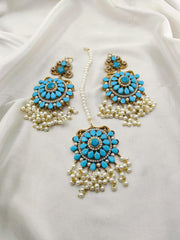 Elegant Tika & Earrings