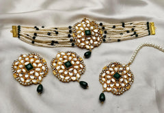 White Pearls Neacklace Set