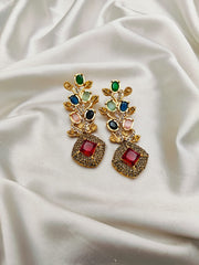 Fine Quality Stones Earrings