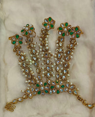 Kundan Stones 5Lines Pachagla