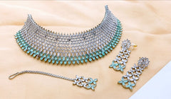Real Stones Bridal Set