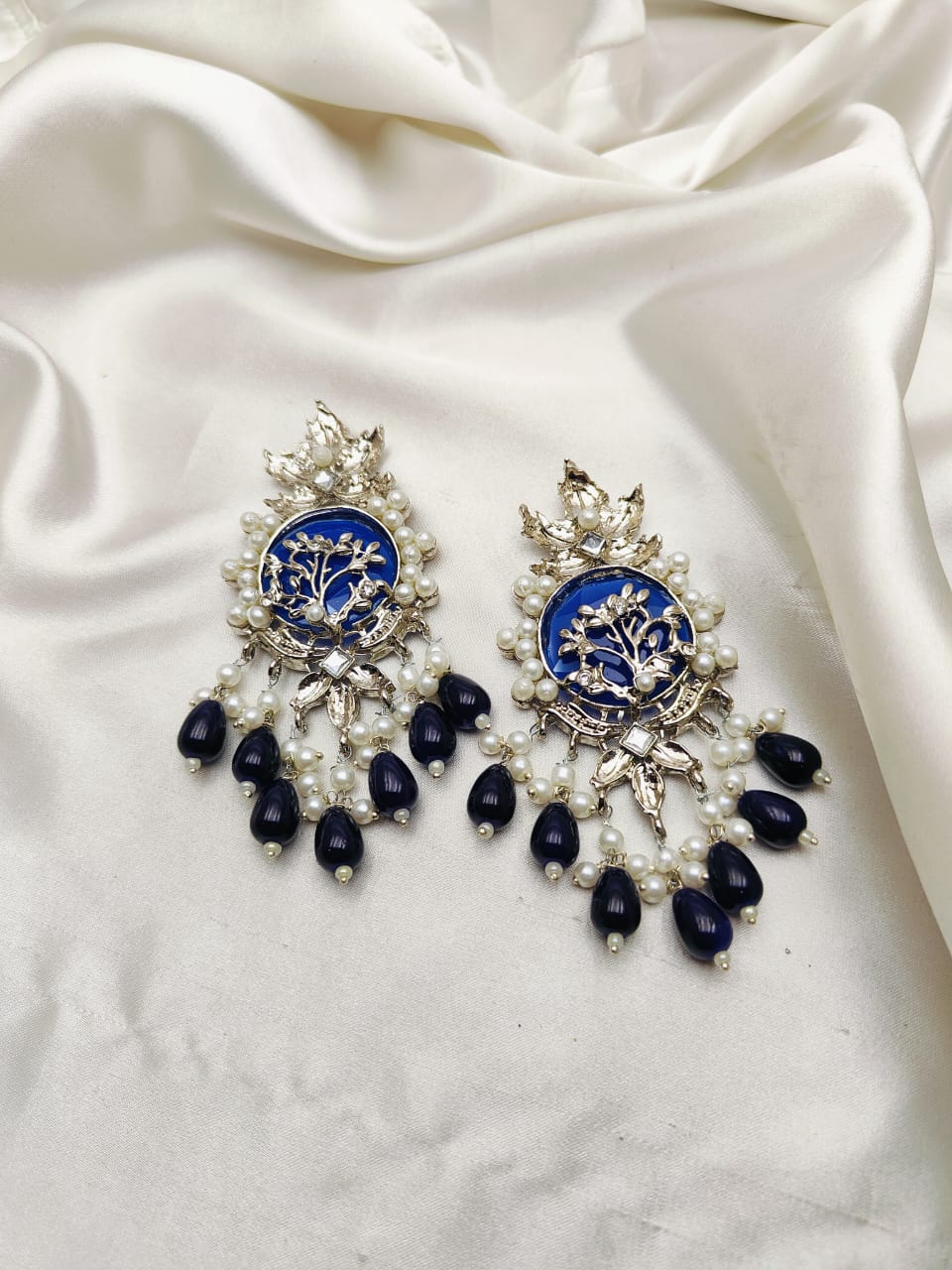 Silver Base Earrings