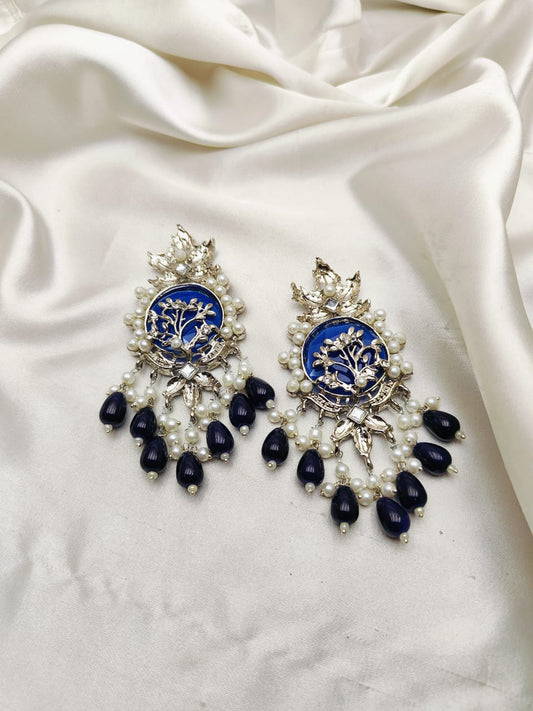 Silver Base Earrings