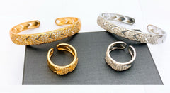 Kara Bracelets+Ring Real Stones 11 Designs